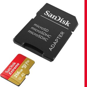 SanDisk Extreme microSDXC UHS-I Speicherkarte 256 GB plus Adapter