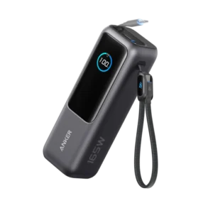 Anker Powerbank (25K, 165W, Integriertes + einziehbares Kabel)